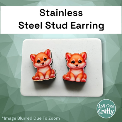 Baby Animals - Character Stainless Steel Stud Earring