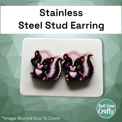 Baby Animals - Character Stainless Steel Stud Earring