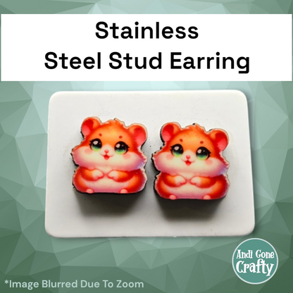 Baby Animals - Character Stainless Steel Stud Earring