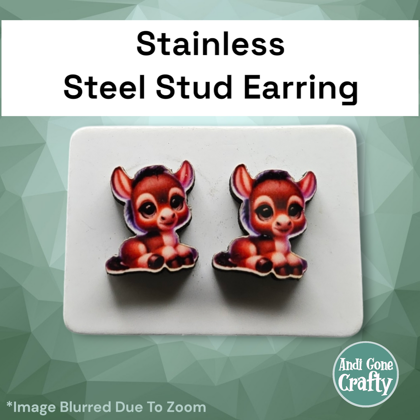 Baby Animals - Character Stainless Steel Stud Earring