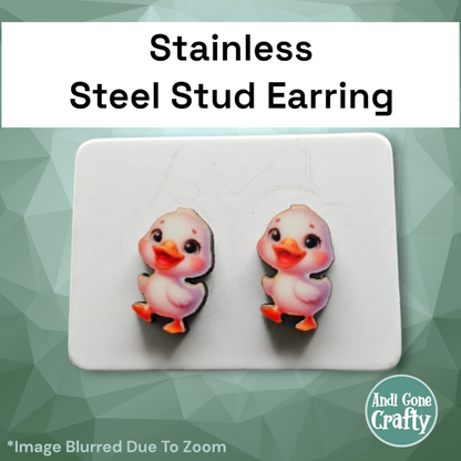 Baby Animals - Character Stainless Steel Stud Earring