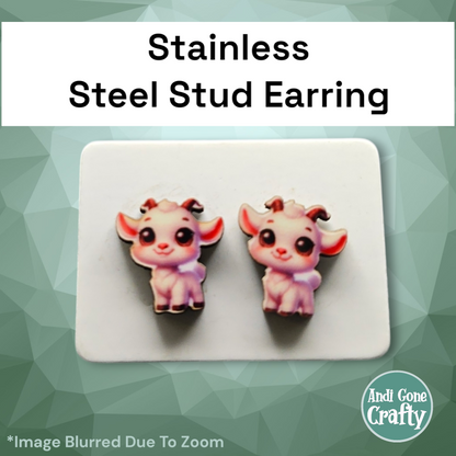 Baby Animals - Character Stainless Steel Stud Earring