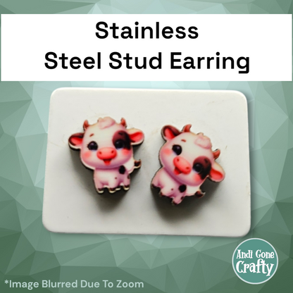 Baby Animals - Character Stainless Steel Stud Earring