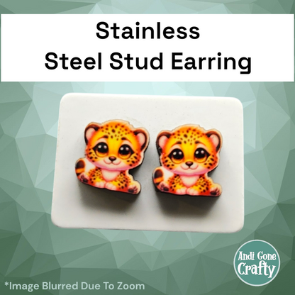 Baby Animals - Character Stainless Steel Stud Earring