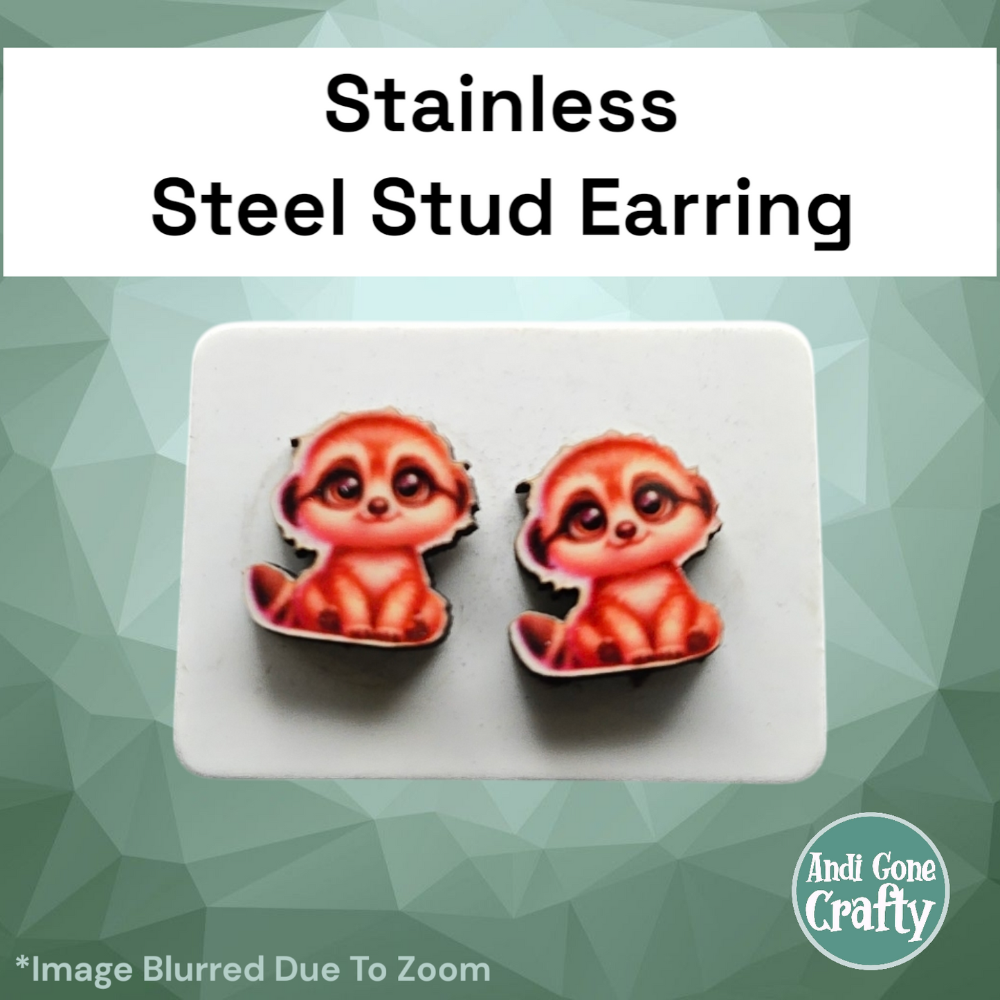 Baby Animals - Character Stainless Steel Stud Earring