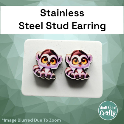 Baby Animals - Character Stainless Steel Stud Earring