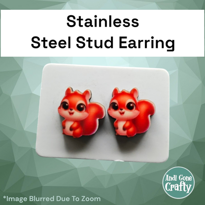 Baby Animals - Character Stainless Steel Stud Earring