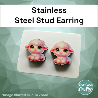 Baby Animals - Character Stainless Steel Stud Earring