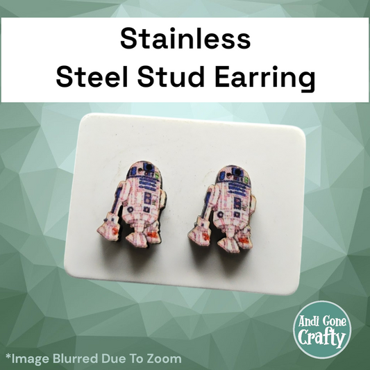 May The Force Be With You - Character Stainless Steel Stud Earring