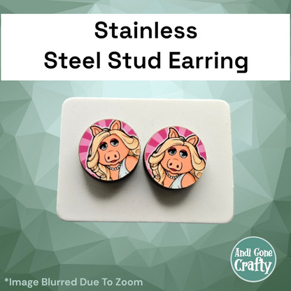 Muppets - Stainless Steel Stud Earring