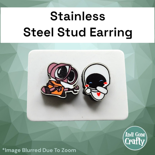 Walle Eve - Character Stainless Steel Stud Earring