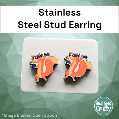 Dora - Stainless Steel Stud Earring