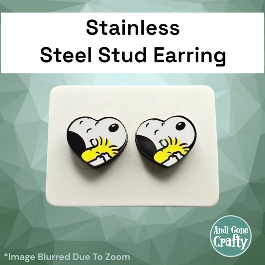 Snoop  - Stainless Steel Stud Earring