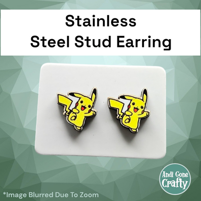 Pika - Stainless Steel Stud Earring