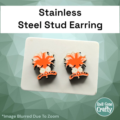 Inside - Stainless Steel Stud Earring