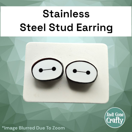 Baymax - Stainless Steel Stud Earring