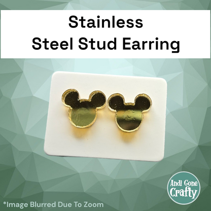 MM - Stainless Steel Stud Earring