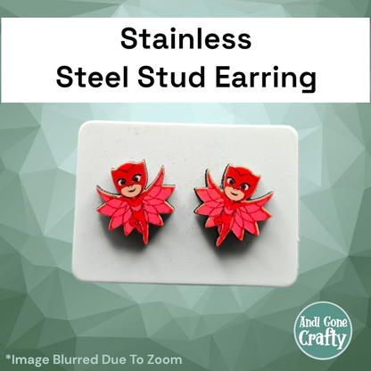 PJ - Stainless Steel Stud Earring