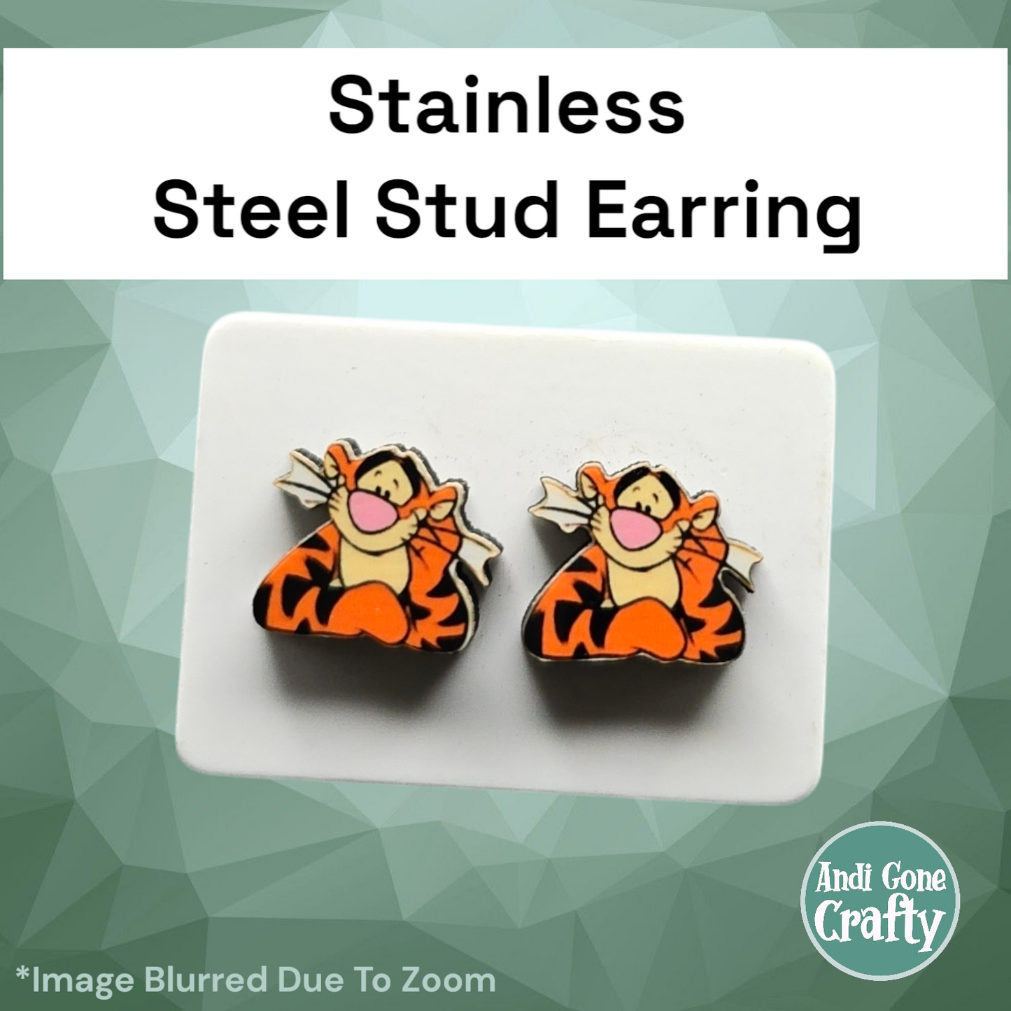 Pooh - Character Stainless Steel Stud Earring