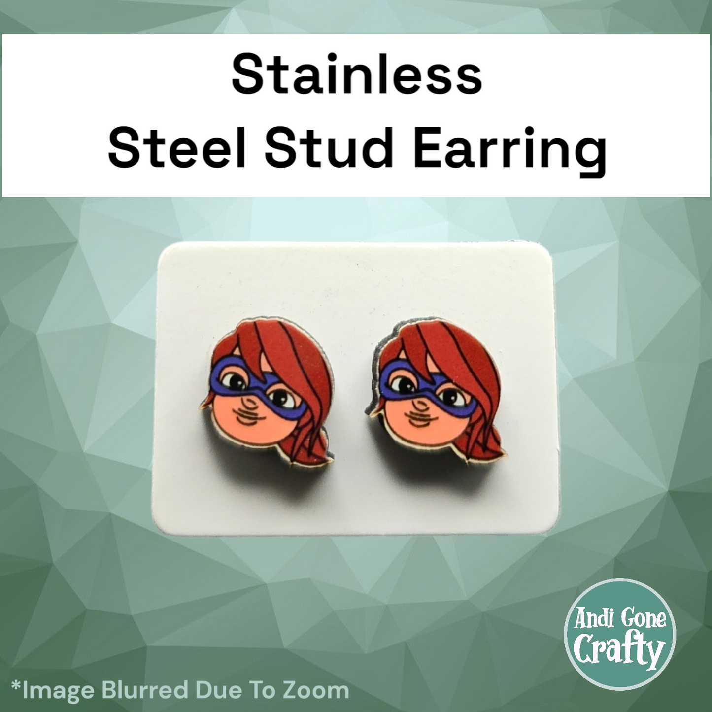 Spidey - Stainless Steel Stud Earring