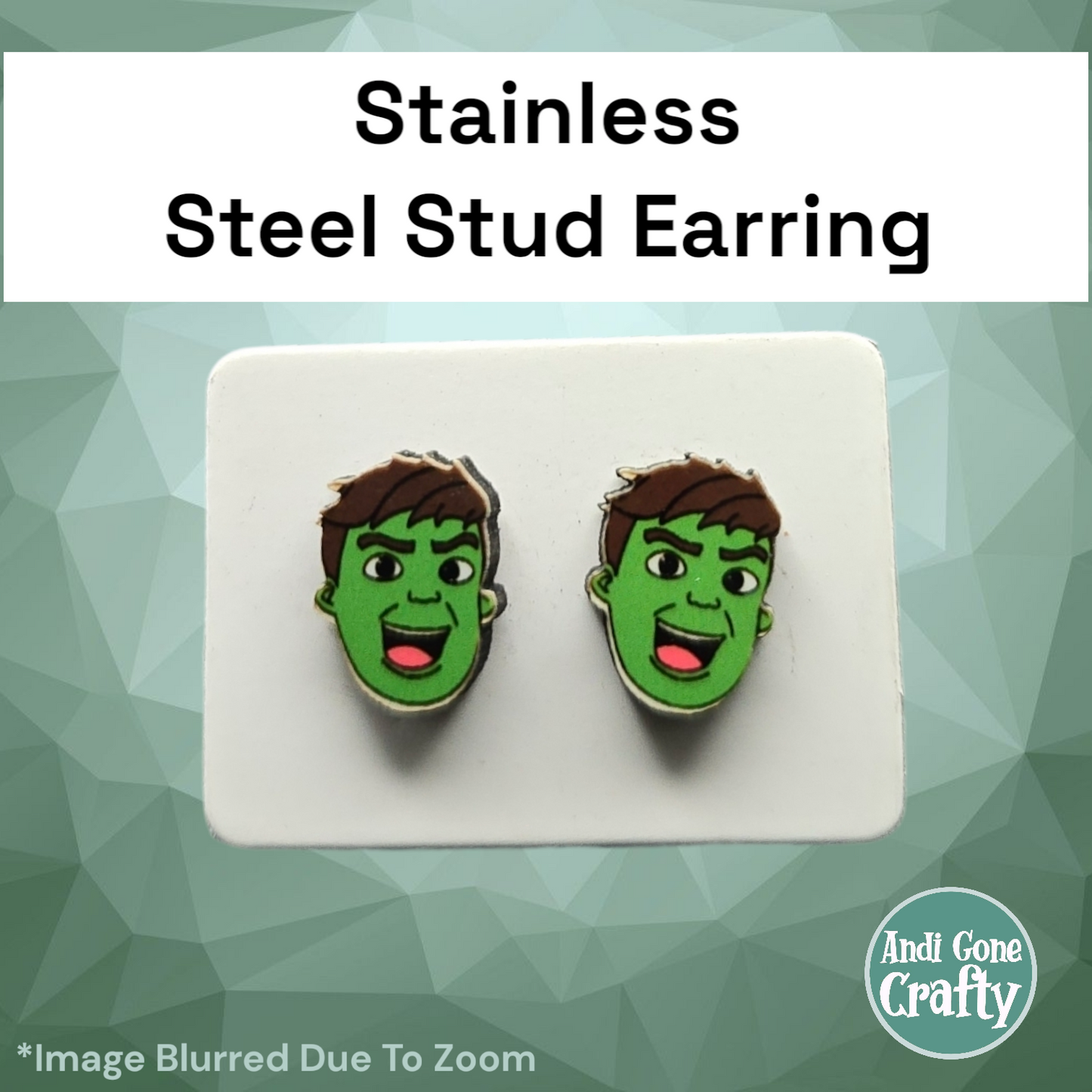 Spidey - Stainless Steel Stud Earring