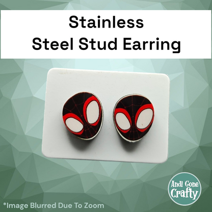 Spidey - Stainless Steel Stud Earring