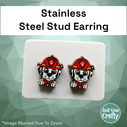 Paw - Stainless Steel Stud Earring