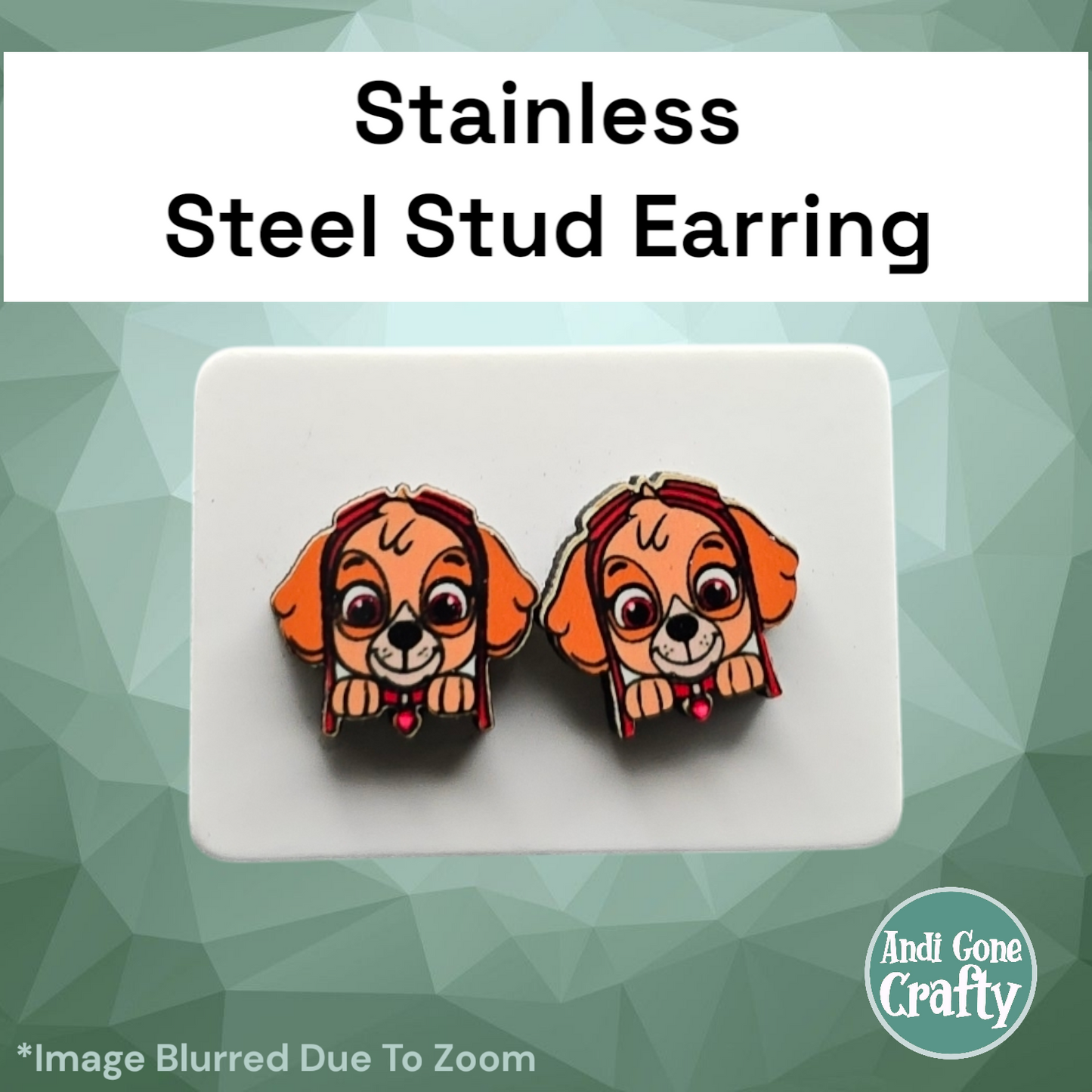 Paw - Stainless Steel Stud Earring