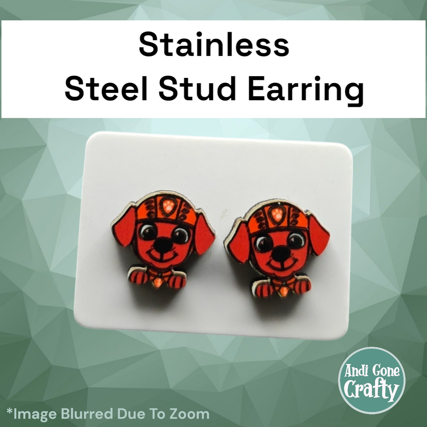 Paw - Stainless Steel Stud Earring