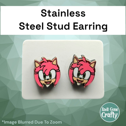 Sonic - Stainless Steel Stud Earring