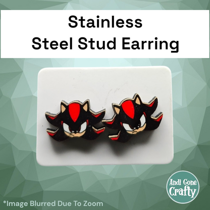 Sonic - Stainless Steel Stud Earring