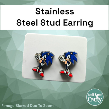 Sonic - Stainless Steel Stud Earring