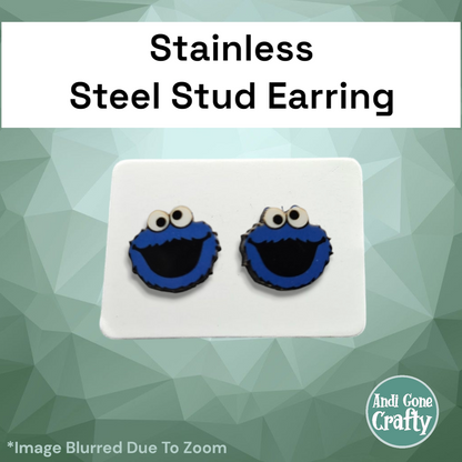 Sesame - Stainless Steel Stud Earring