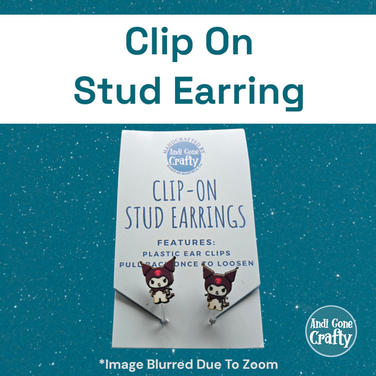 Clip On Earring - HK Kuromi