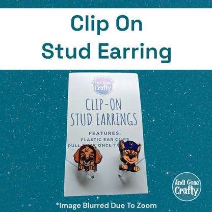 Clip On Earring - Sky / Chase