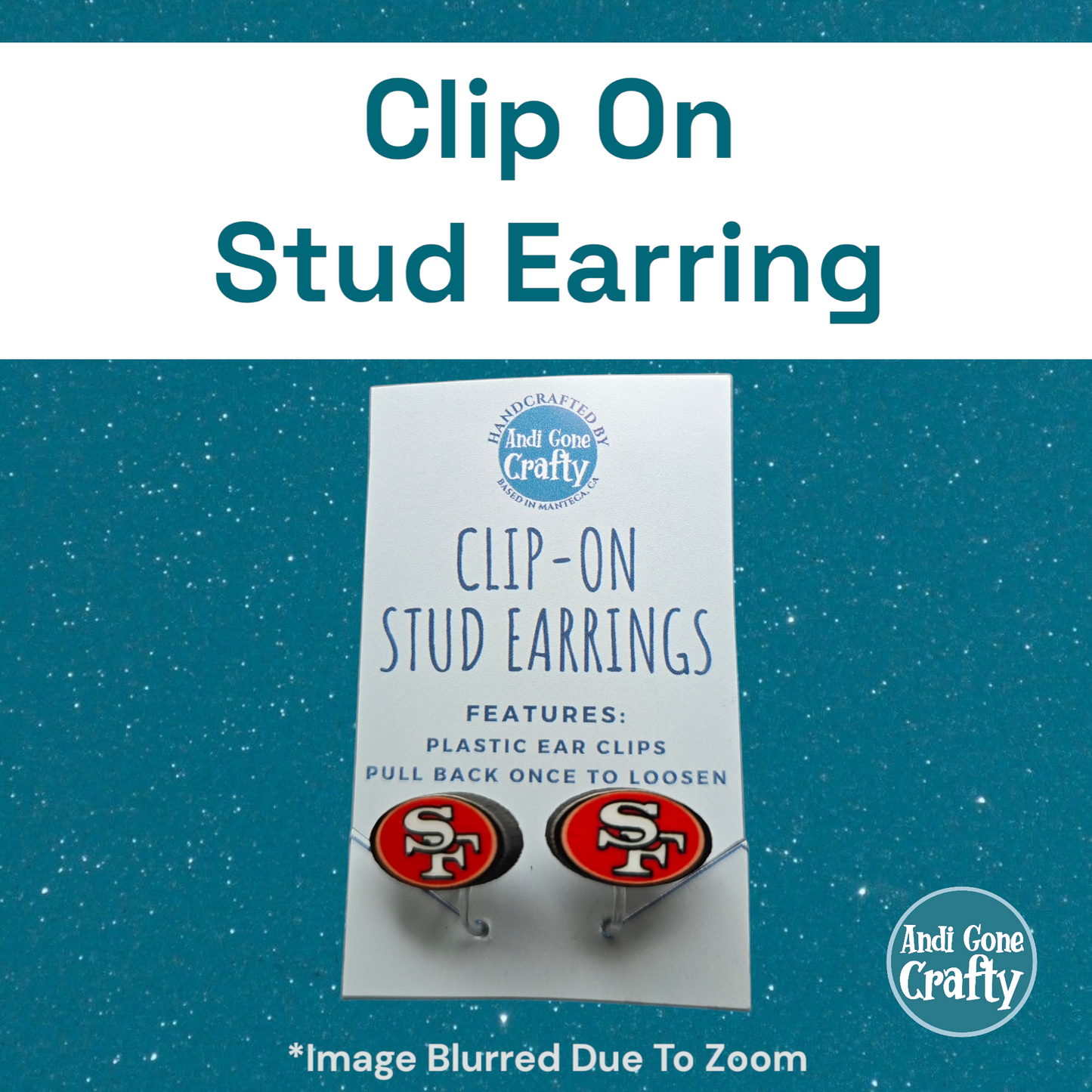 Clip On Earring - 49er