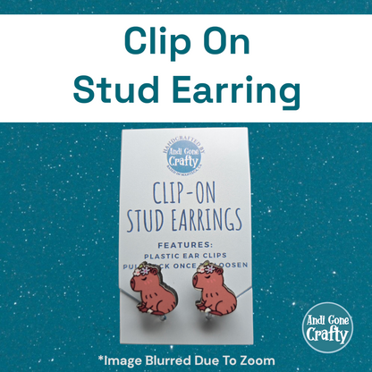 Capybara - Clip On Earring