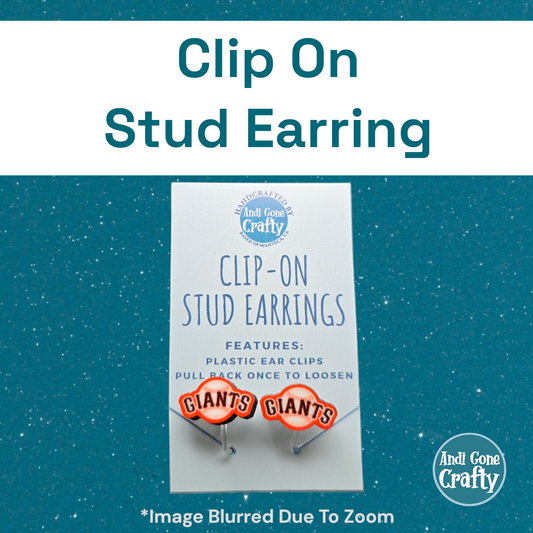 Clip On Earring - SF Giants 2