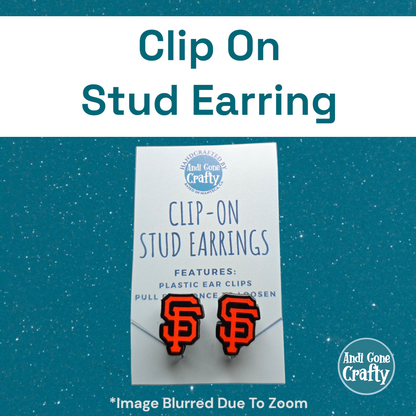 Clip On Earring - SF Giants 1