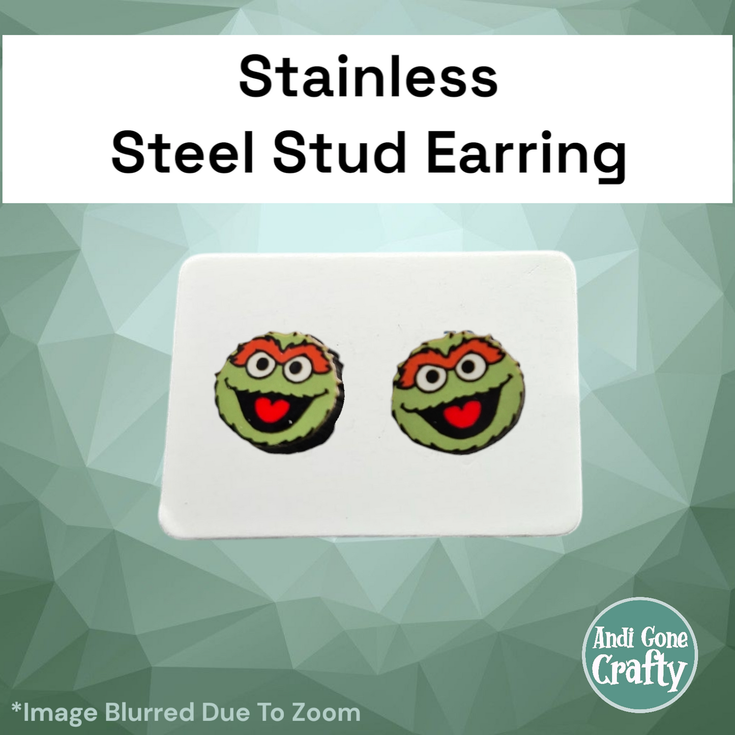 Sesame - Stainless Steel Stud Earring