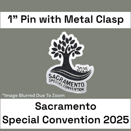 Tree Logo With Silver Metal Acrylic - United States Sacramento (California) - 2025 Special Convention of Jehovah's Witnesses - JW Gifts and Souvenirs