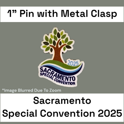 Tree Logo With Words - United States Sacramento (California) - 2025 Special Convention of Jehovah's Witnesses - JW Gifts and Souvenirs