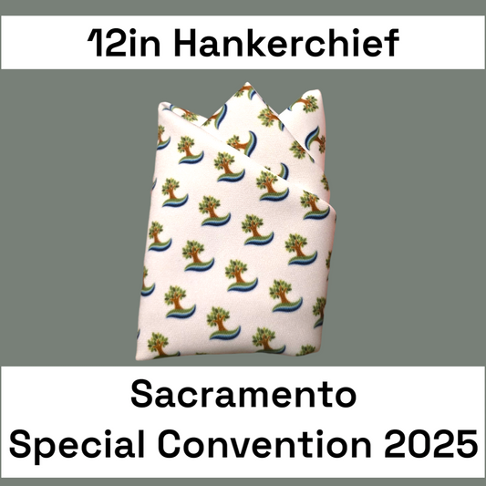 12 in Hankerchief- Sacramento Special Convention Tree Logo