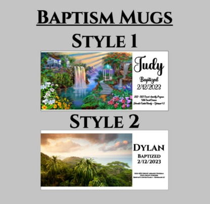 JW Baptism Mug - 11 oz