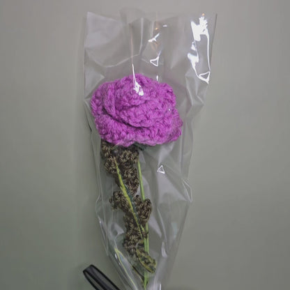 Single Crochet Flower [Pink Rose] by LCRoo