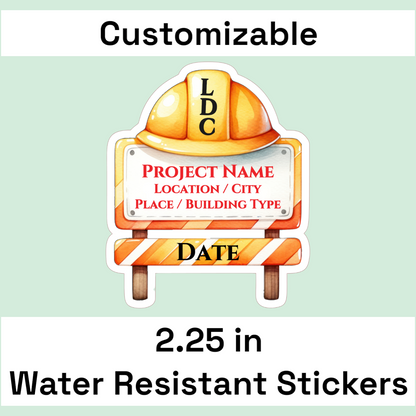 LDC Project Water Resistant Stickers (12 pack) - Version 3