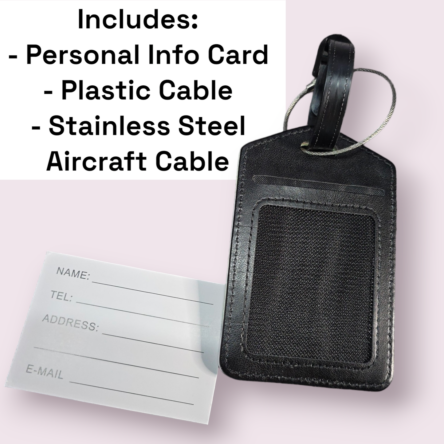 Customizable Luggage Tag