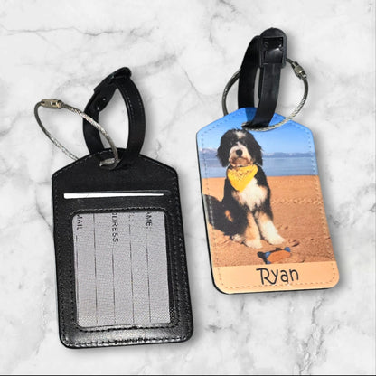 Custom Photo Luggage Tag (Upload your Photo)